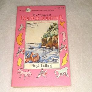 Vintage 1988 The Voyages of Doctor Dolittle paperback book
